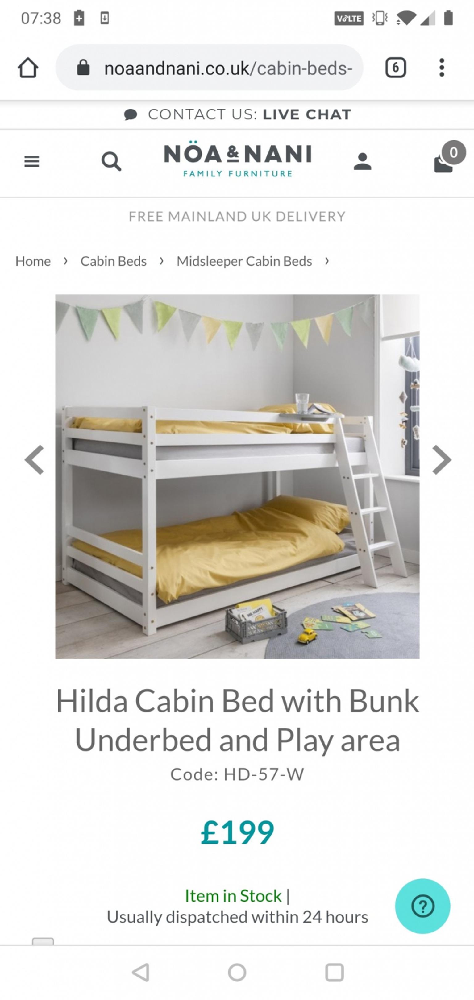 noa and nani bunk beds