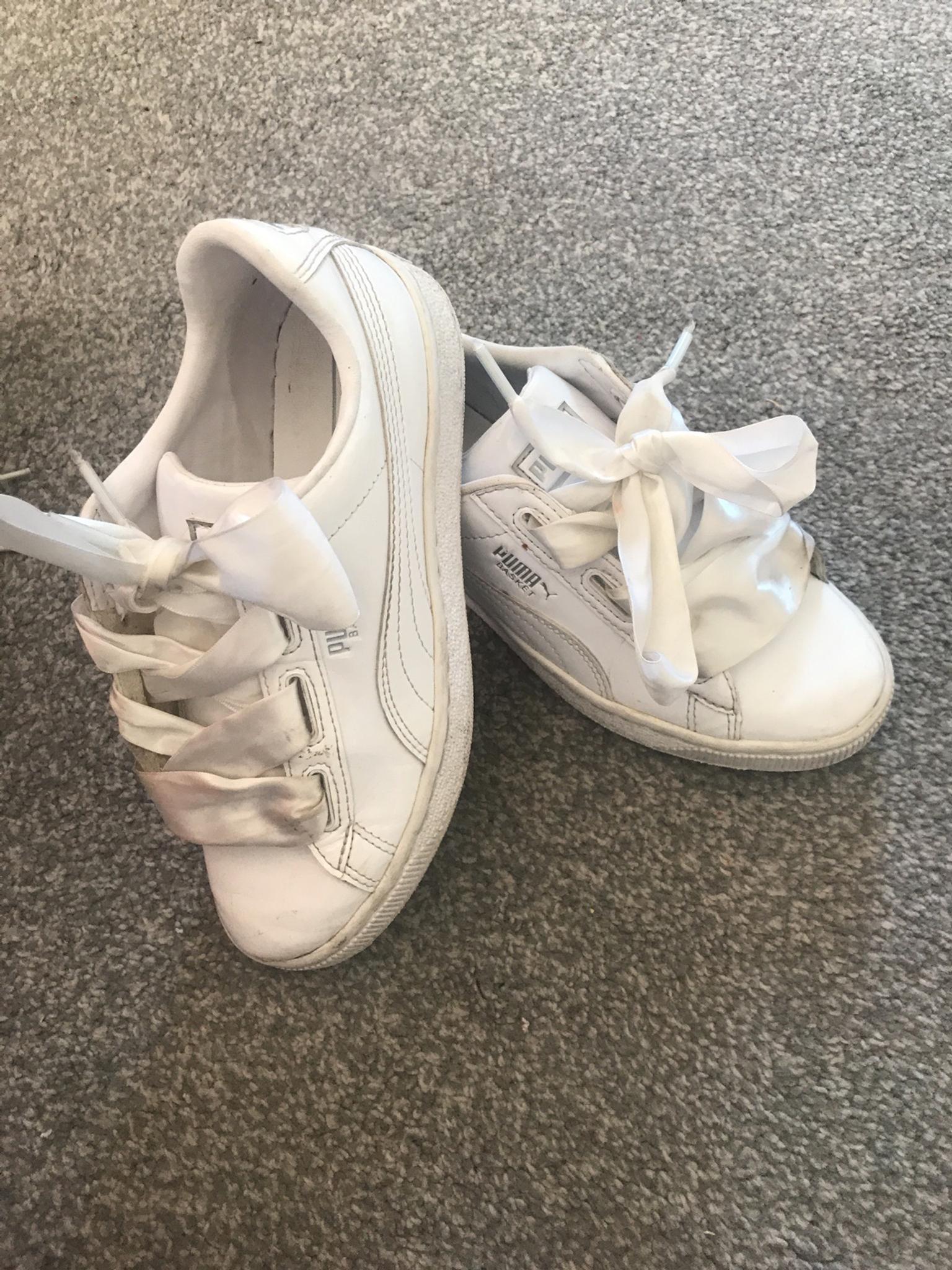 white size 3 trainers