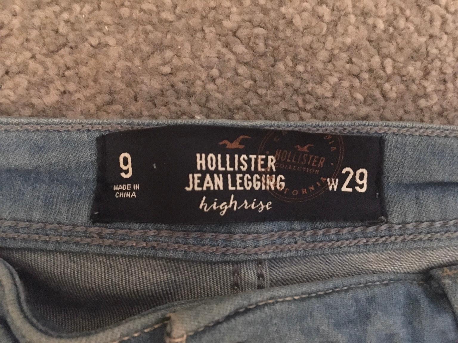 hollister jean leggings
