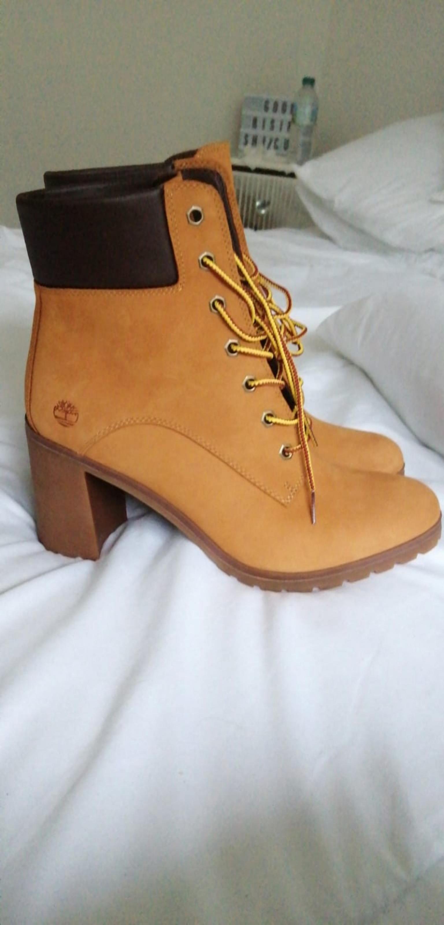 timberland heeled boots
