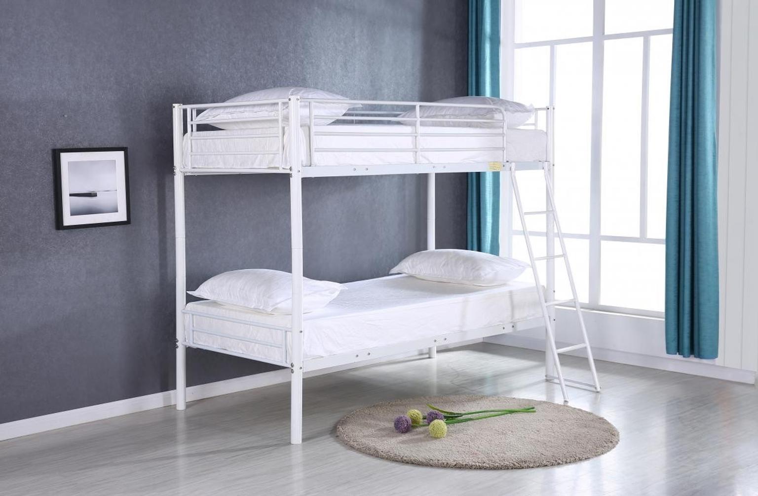 Modern Metal Sy Bunk Bed Frame Only, Bunk Beds Assembled On Delivery