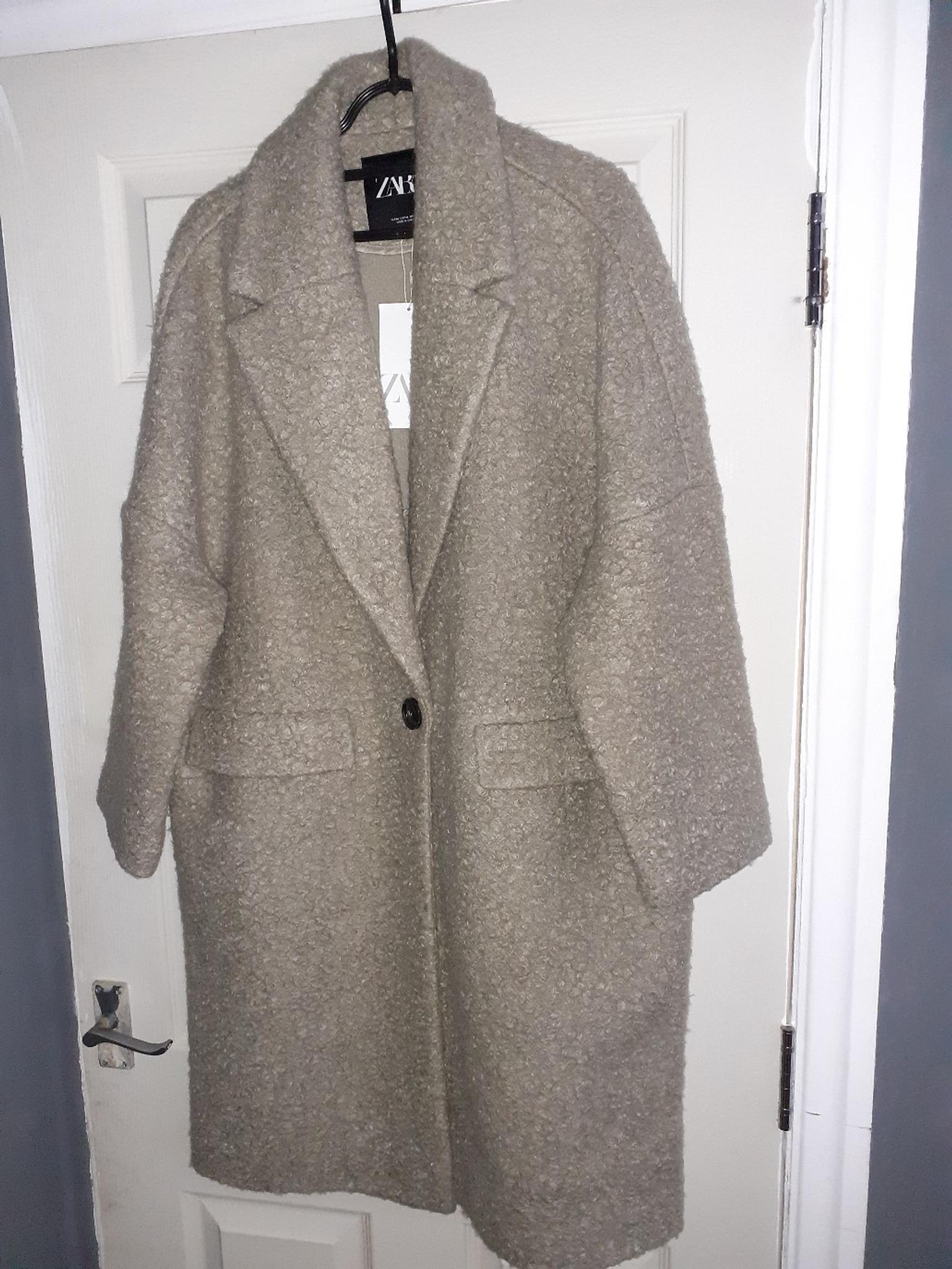 zara coat size