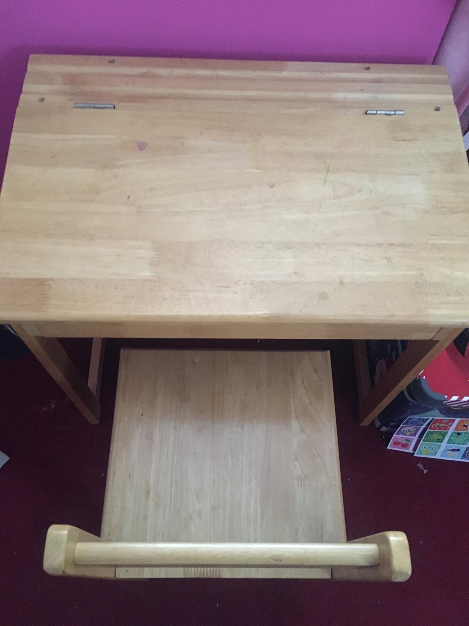 Child S Wooden Desk And Chair In Low Etherley For 20 00 For Sale