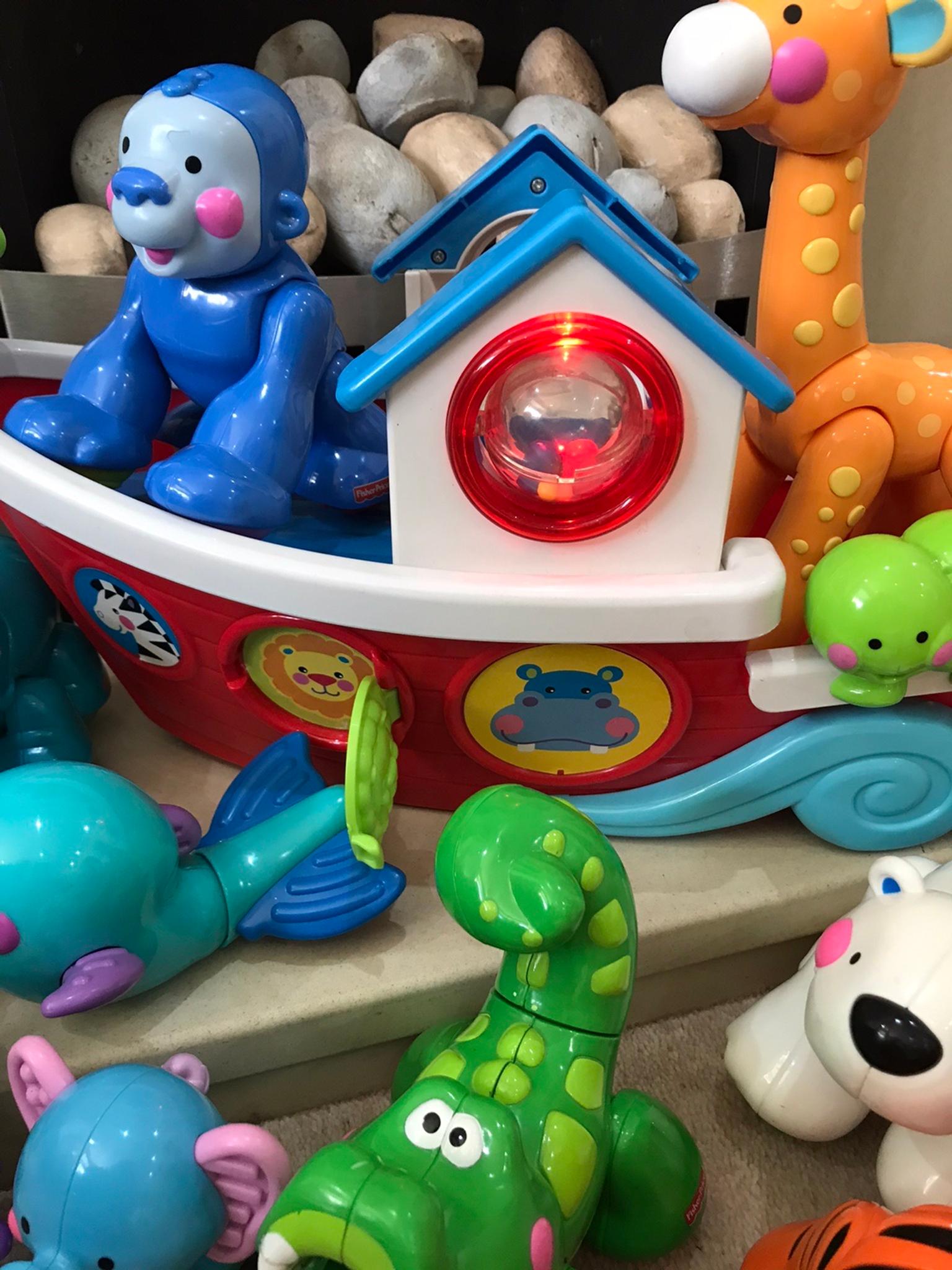 fisher price boat with animals