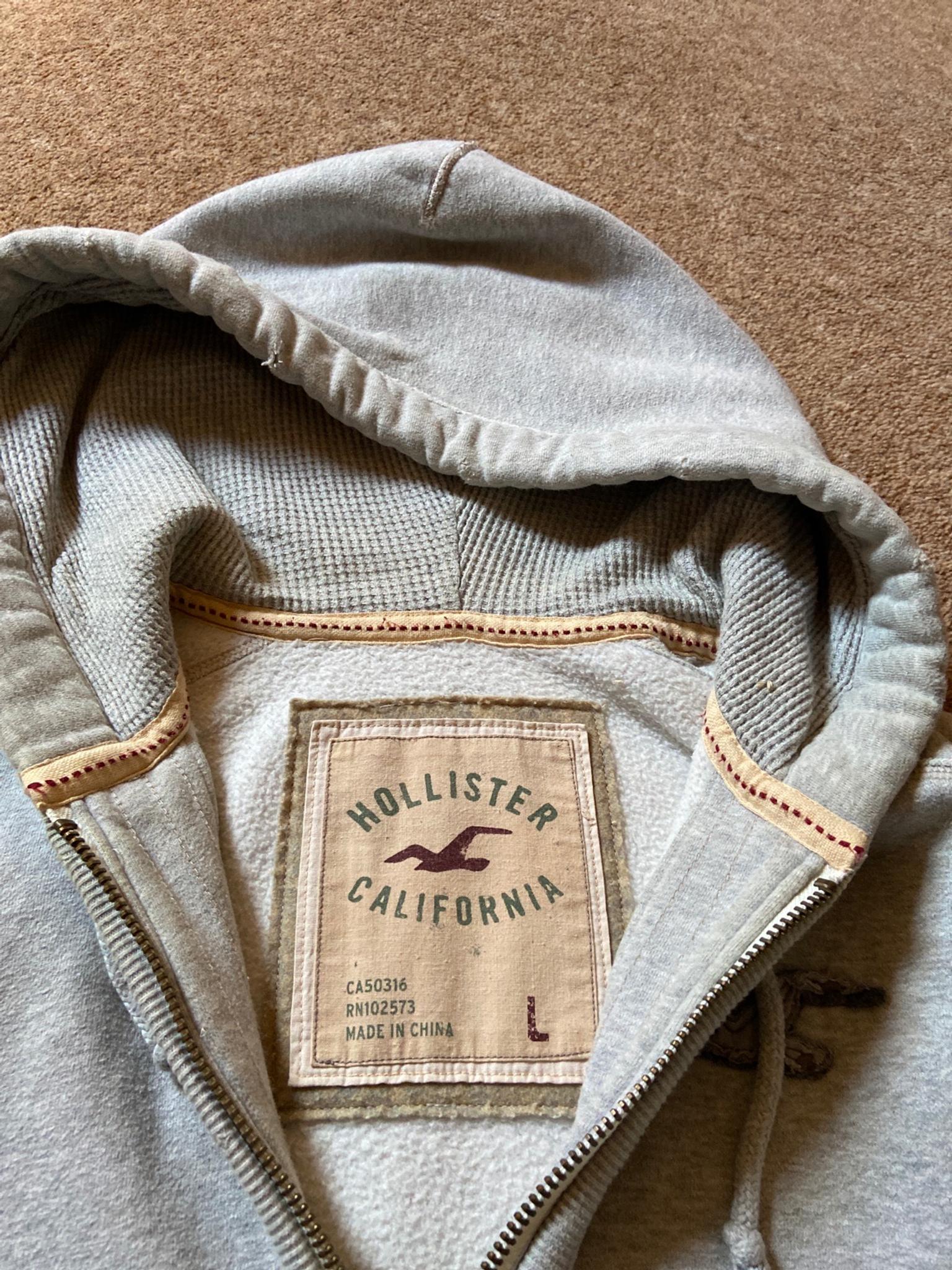 hollister thick hoodie