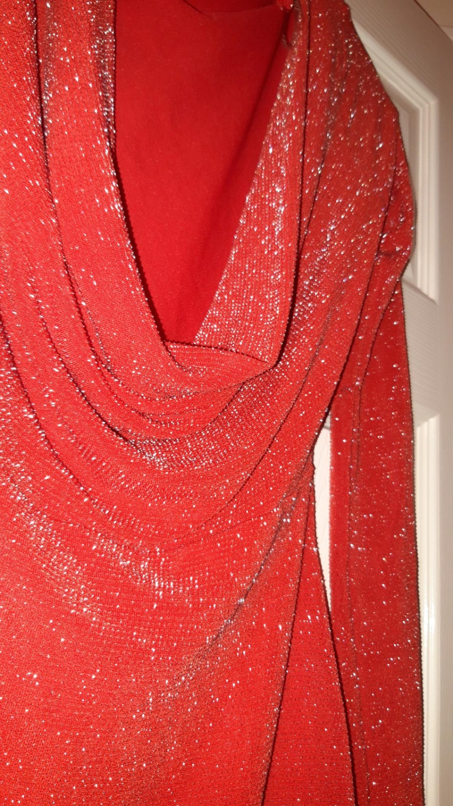 lipsy red sequin dress
