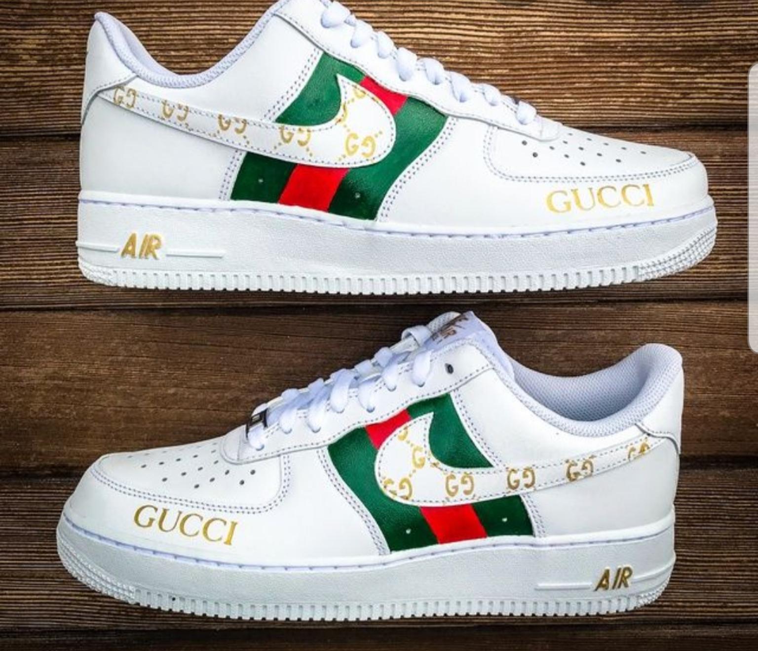 Nike Air Force 1 Gucci customs in 12933 
