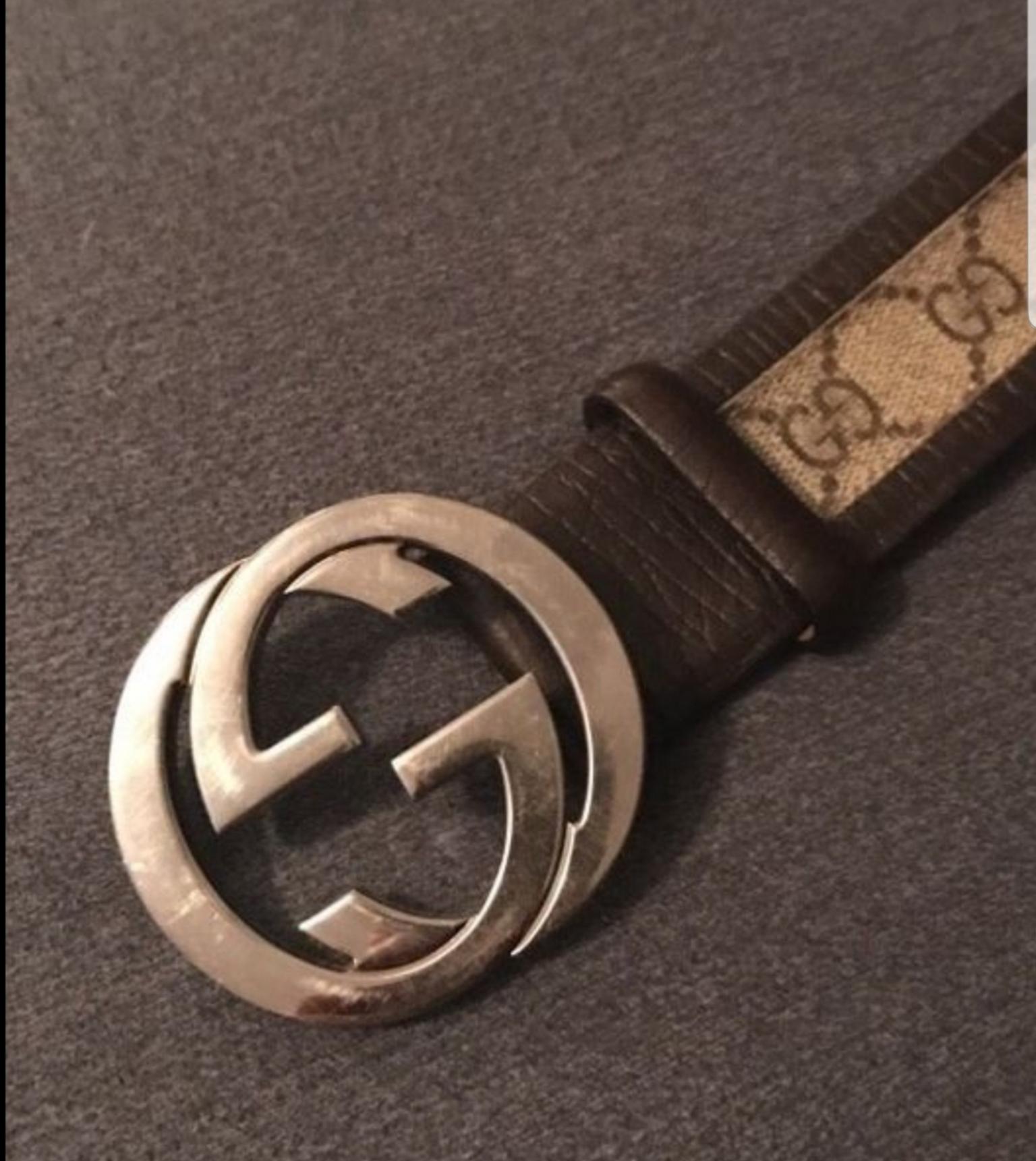 Used Authentic Gucci Belt with Receipt 