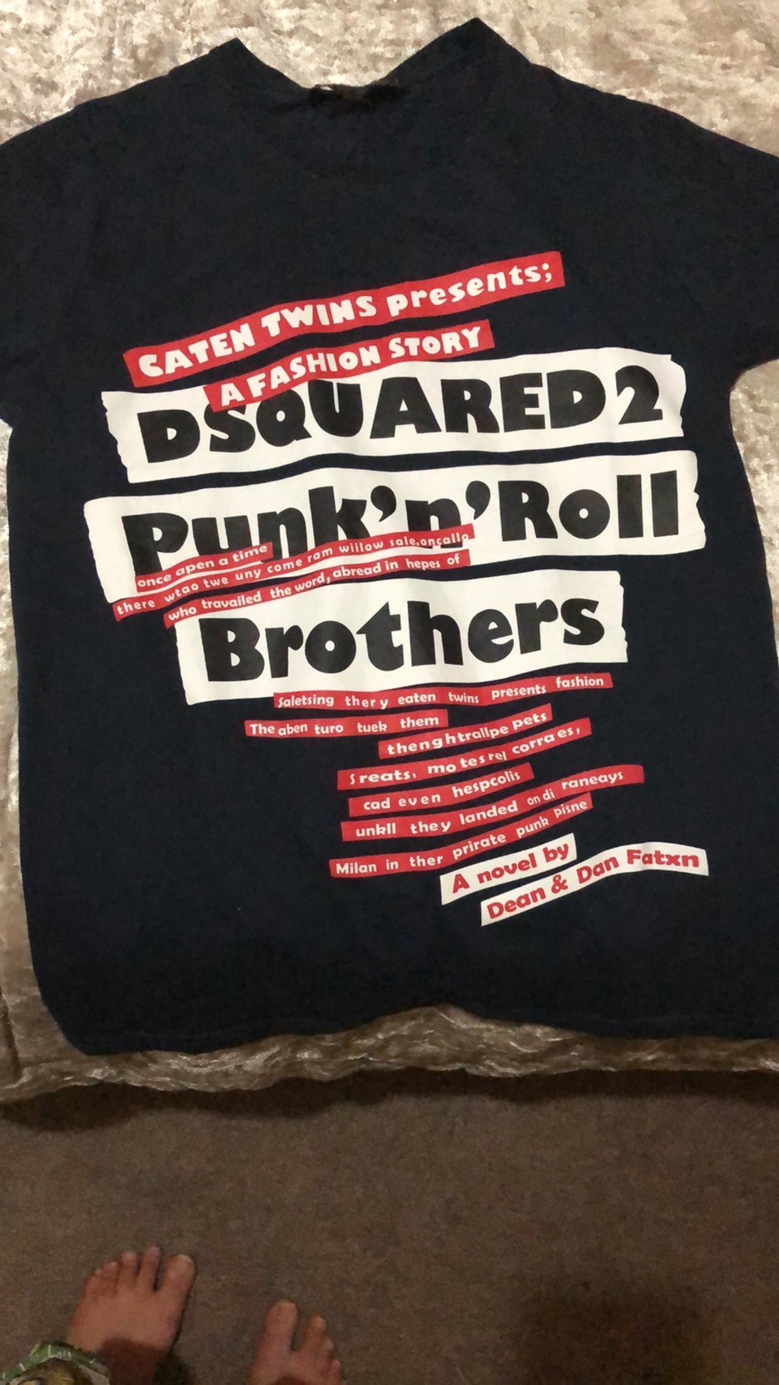 dsquared2 punk n roll t shirt