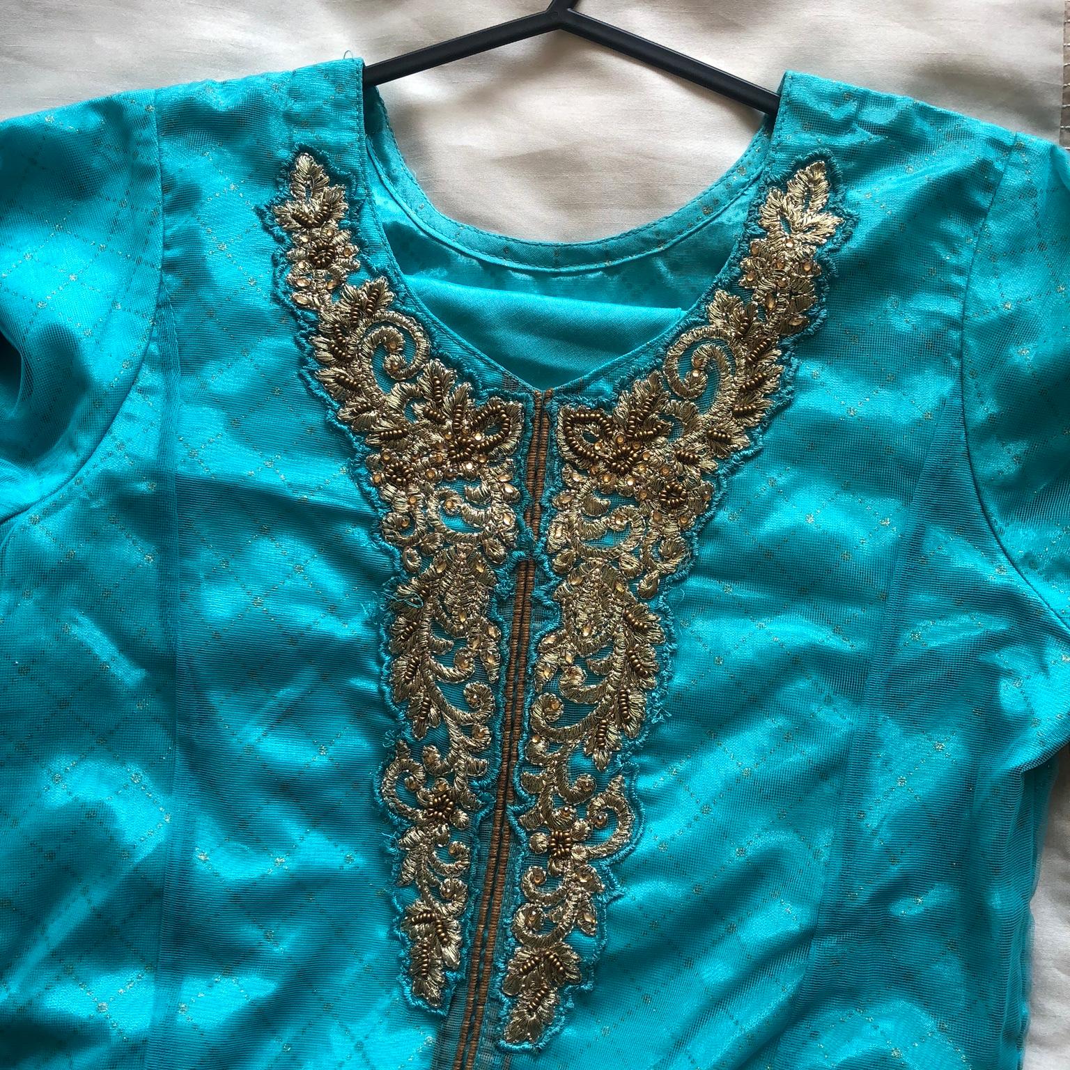 Light Blue Dress Asian With Embroidery In Wf12 Kirklees For 30 00 For Sale Shpock