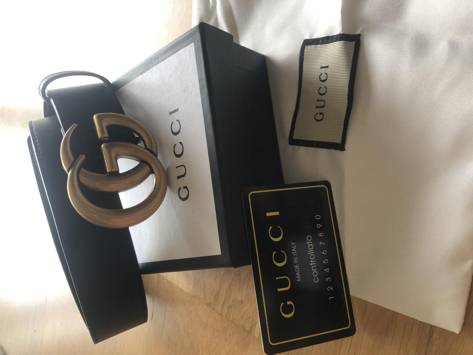 real gucci belt packaging