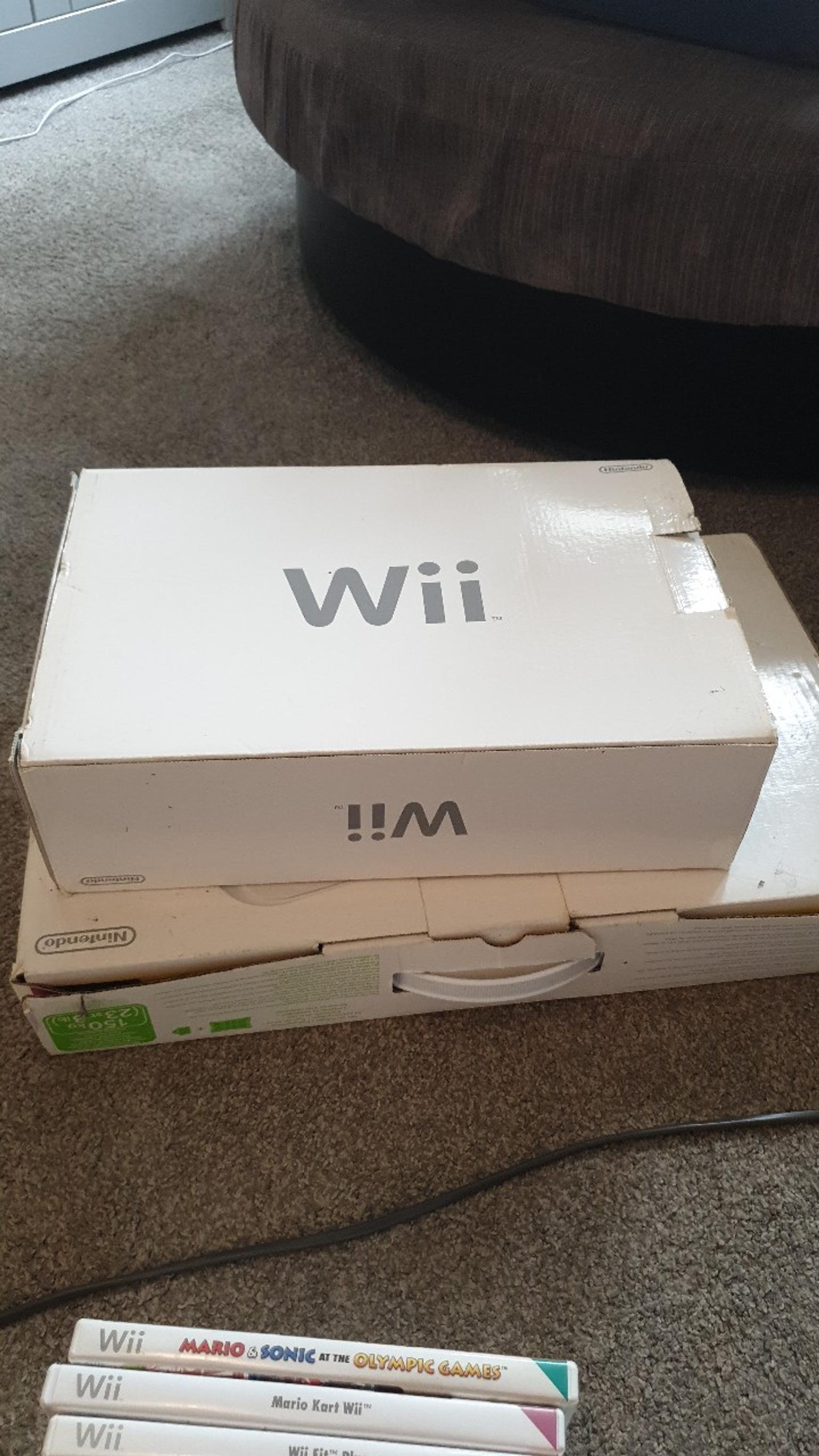 nintendo wii with wii fit