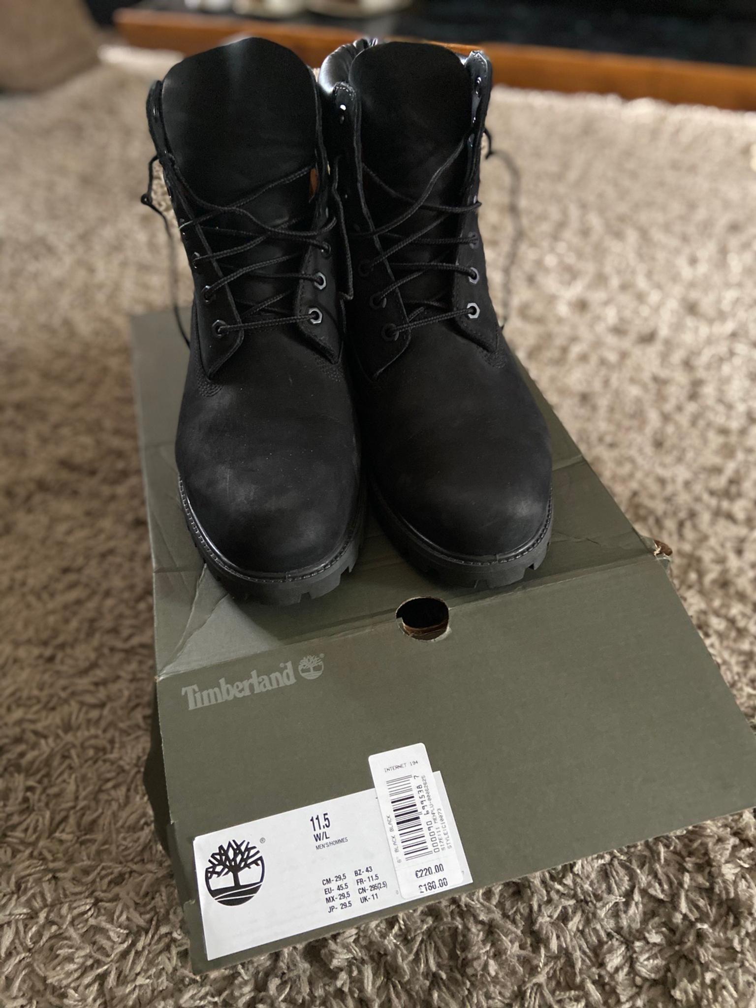 black timberland boots size 11