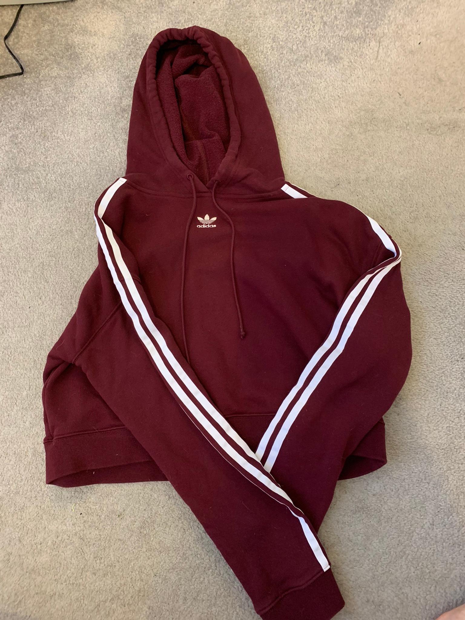 maroon adidas hoodie