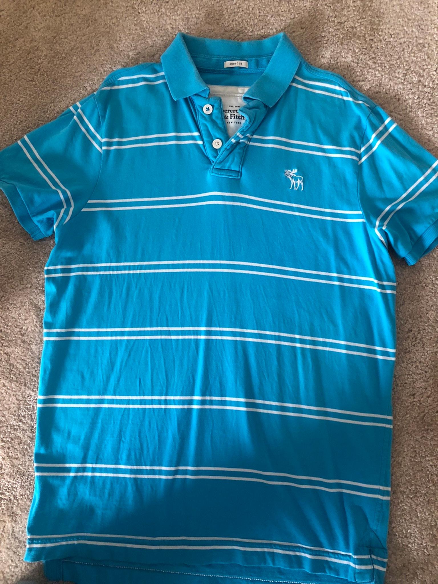 abercrombie and fitch muscle fit polo shirt