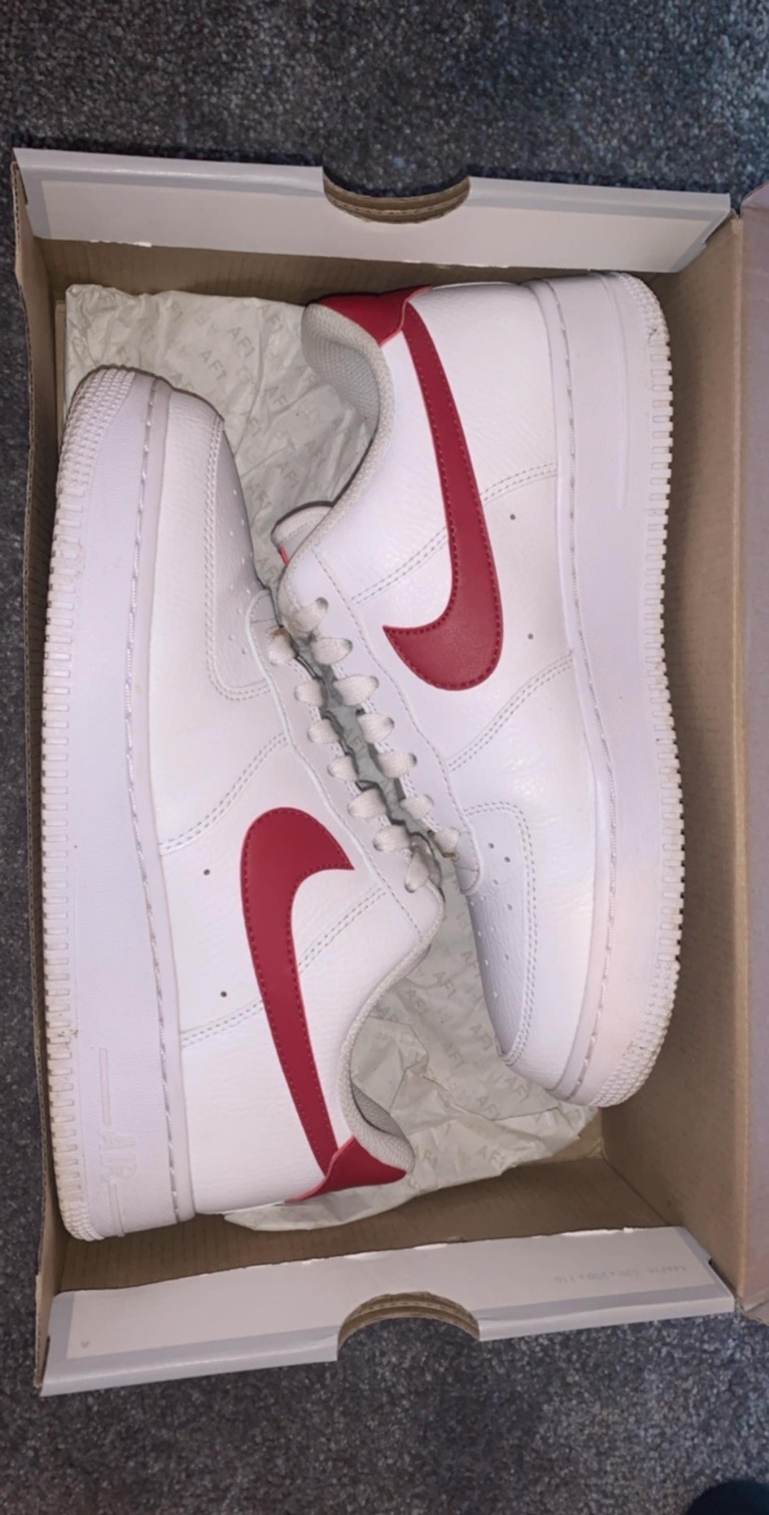 air force 1 with red tick