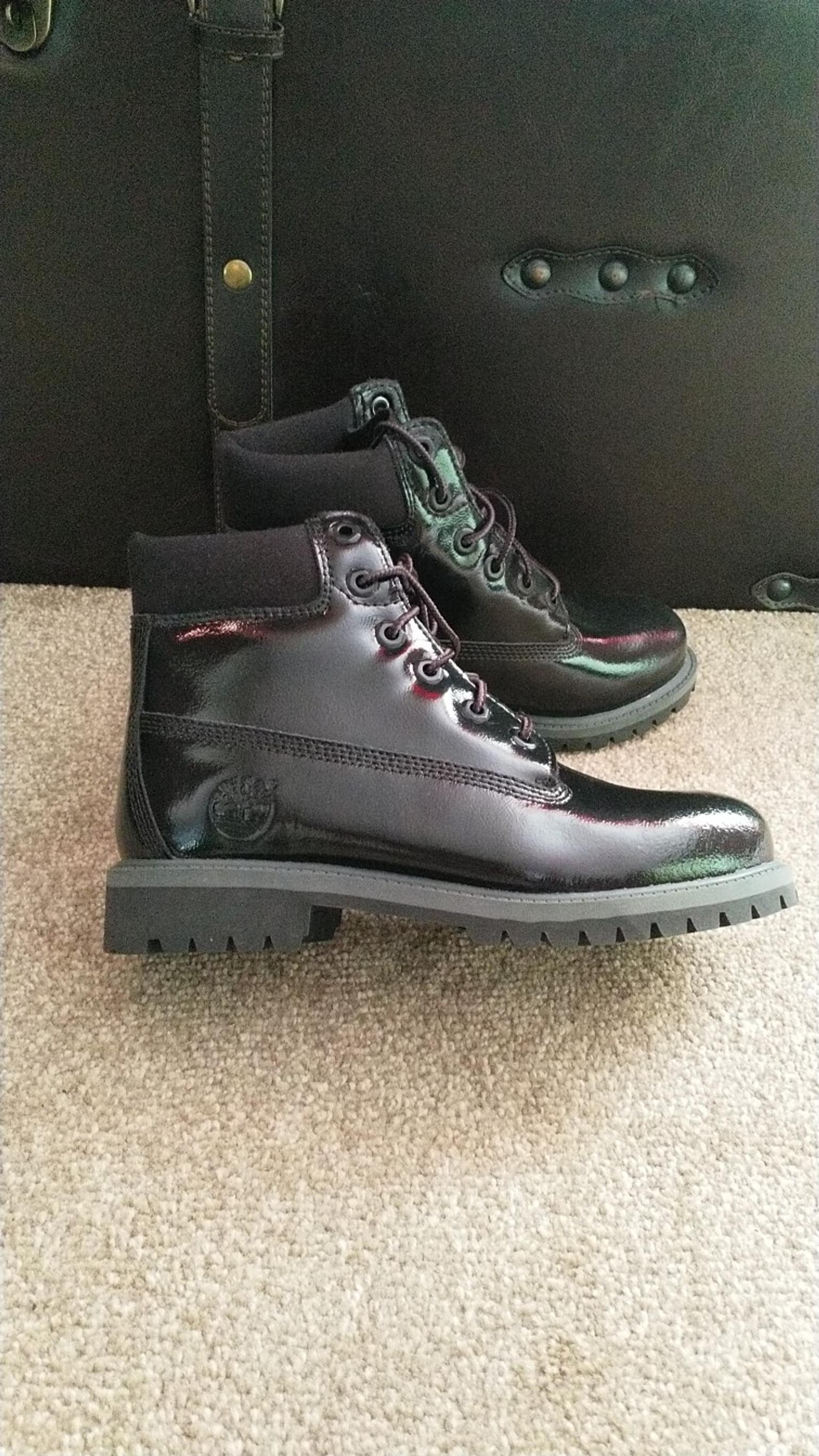 black timberland boots size 5