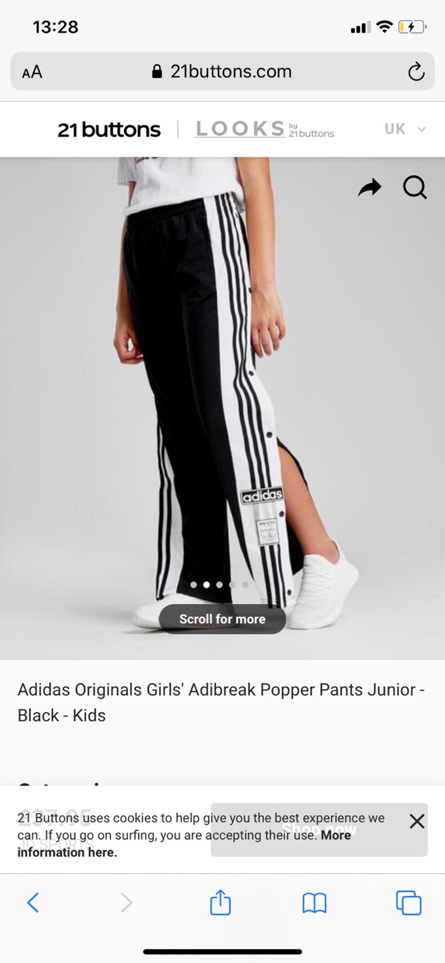 adidas poppers kids