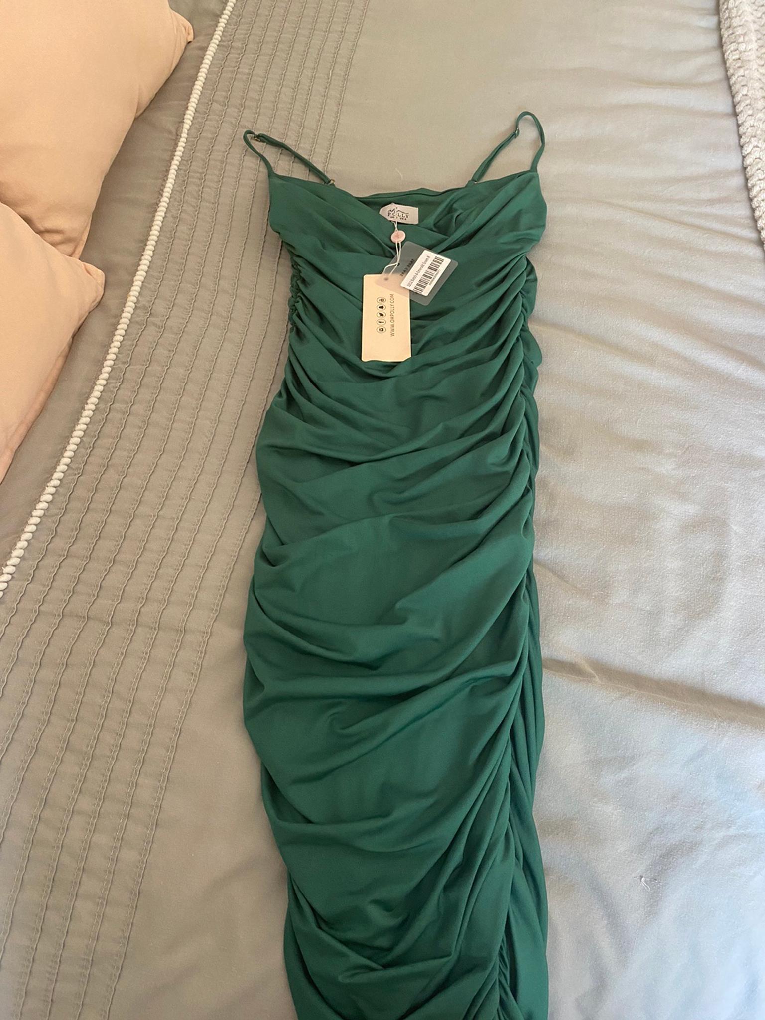 Oh Polly green midi dress size 8- brand new in GU31 Hampshire for £30.