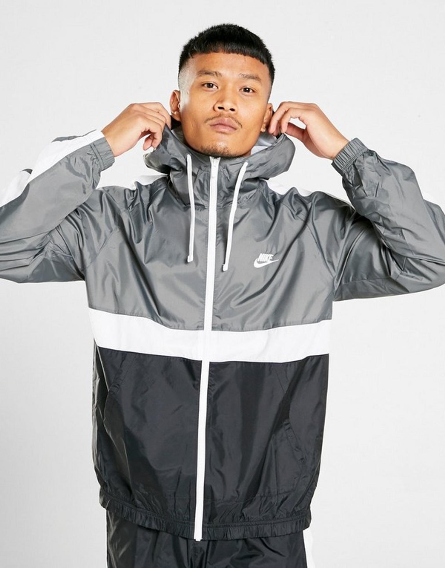 Nike hoxton woven tracksuit grey S 