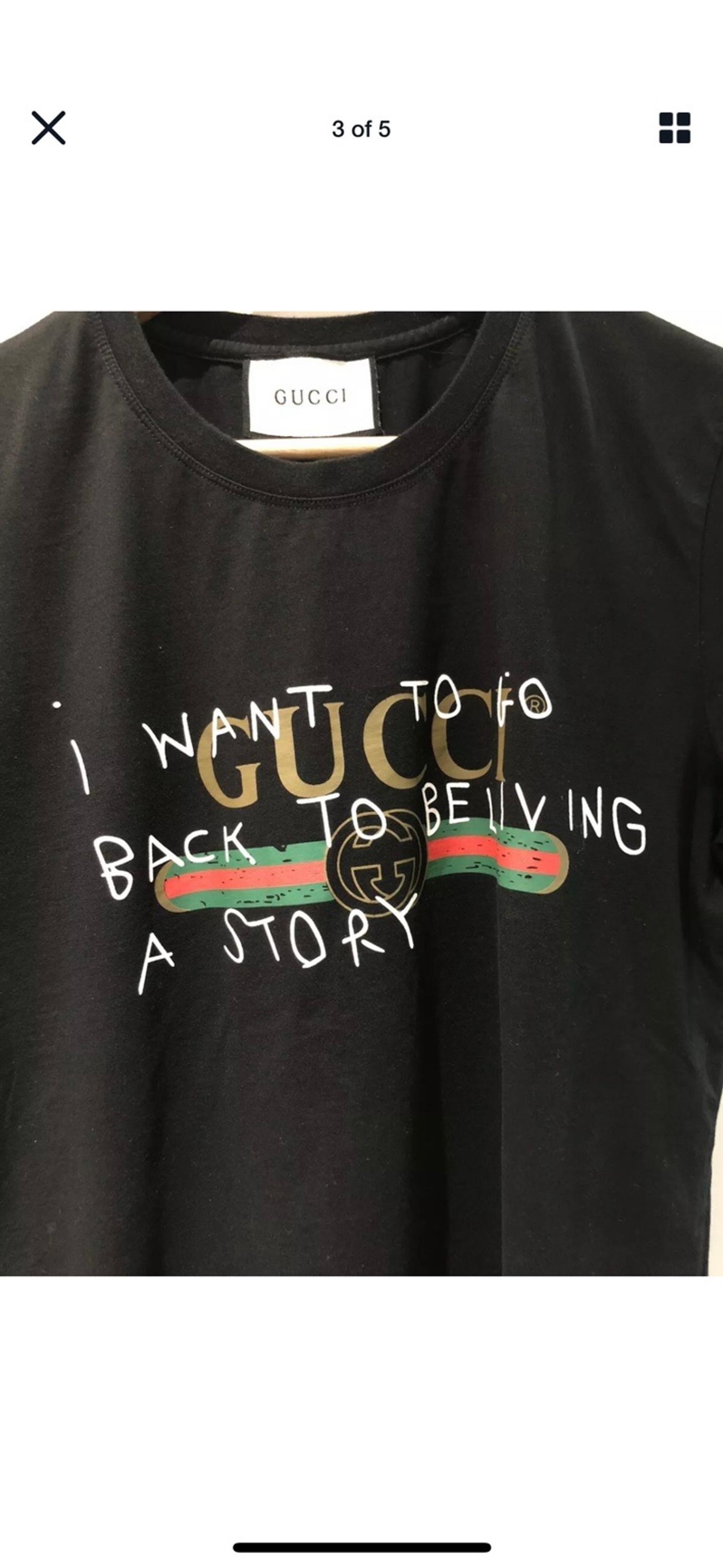 gucci t shirt i want to go back