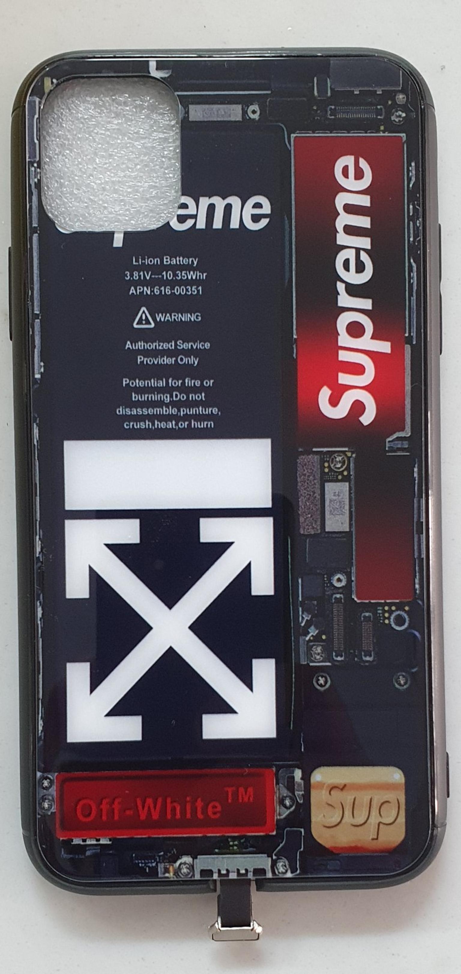 Iphone 11 Led Phone Case Supreme X Off White In Ub8 London For 5 00 For Sale Shpock