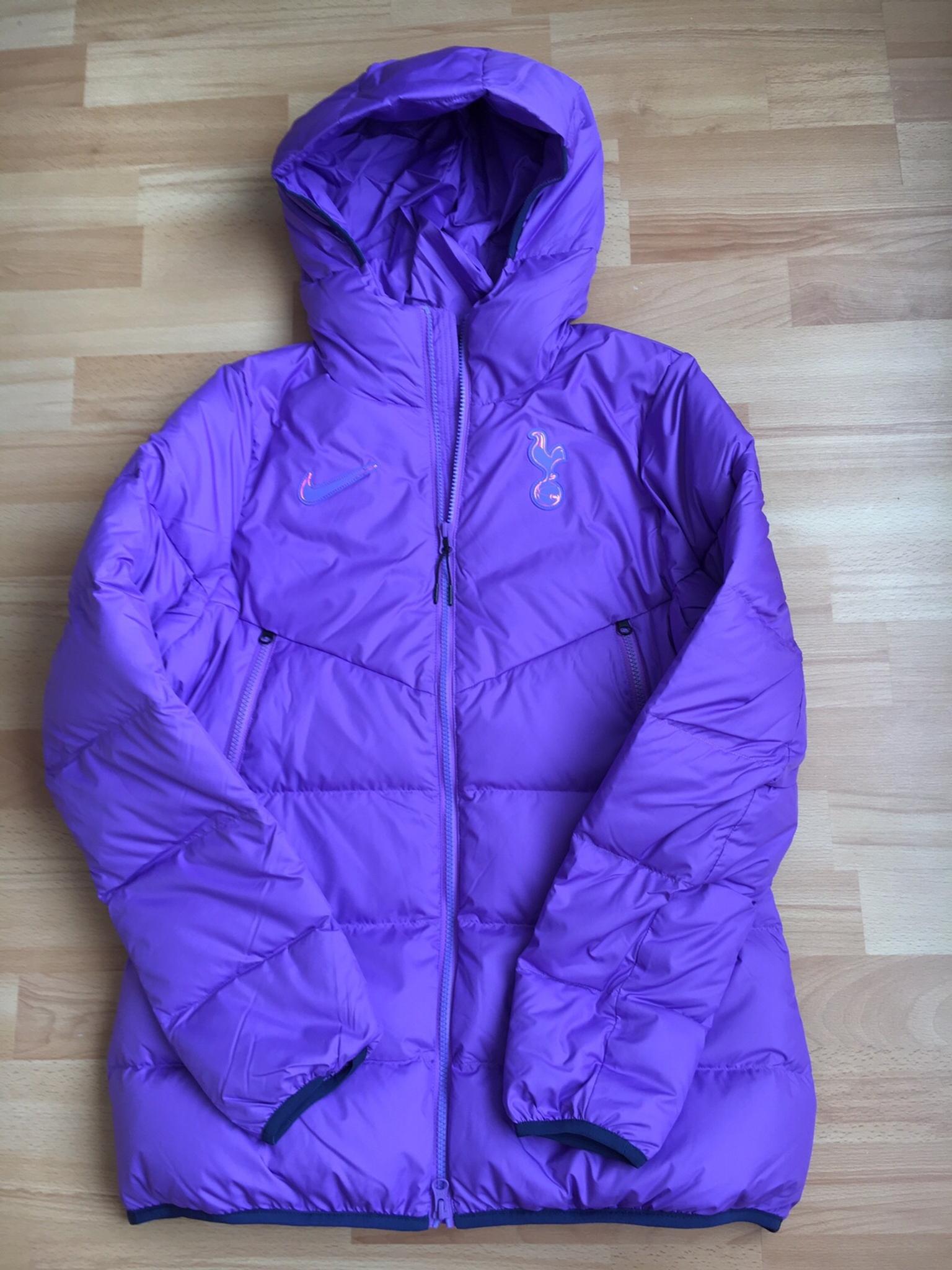 tottenham puffer jacket purple