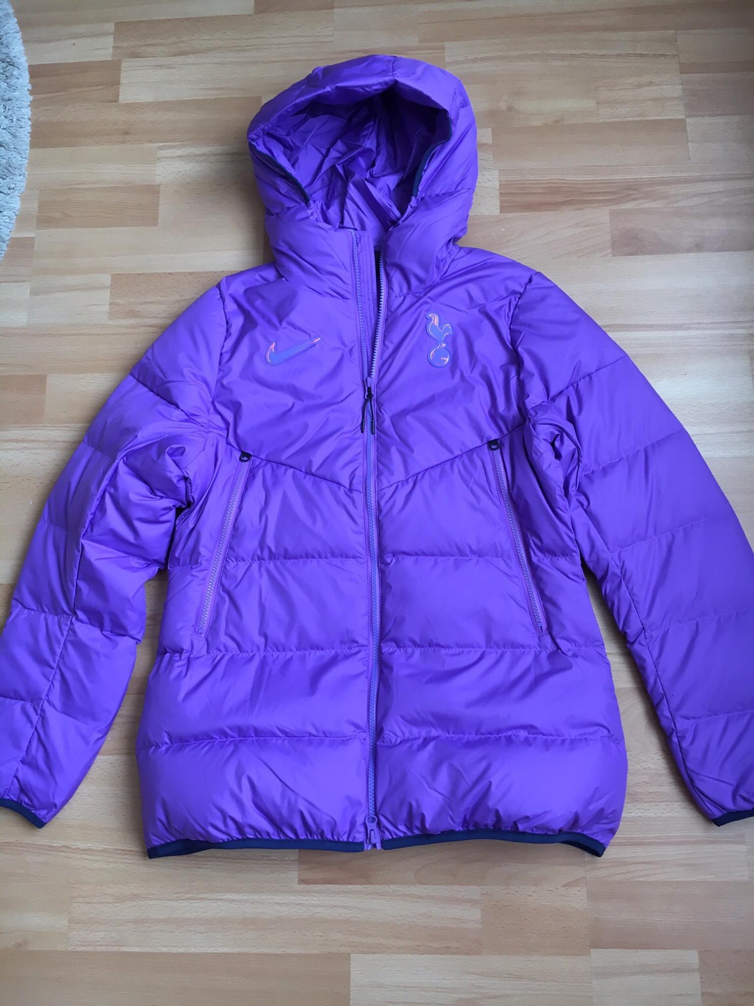 tottenham purple puffer jacket